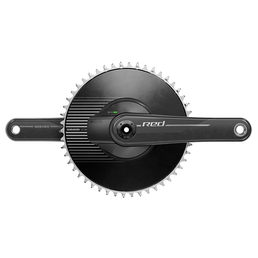 SRAM, Red AXS 1x Aero Power Meter E1, Power Meter Crankset, Speed: 12, Spindle: 28.99mm, BCD: Direct Mount SRAM 8 Bolt, 50, DUB, 170mm, Black, Road