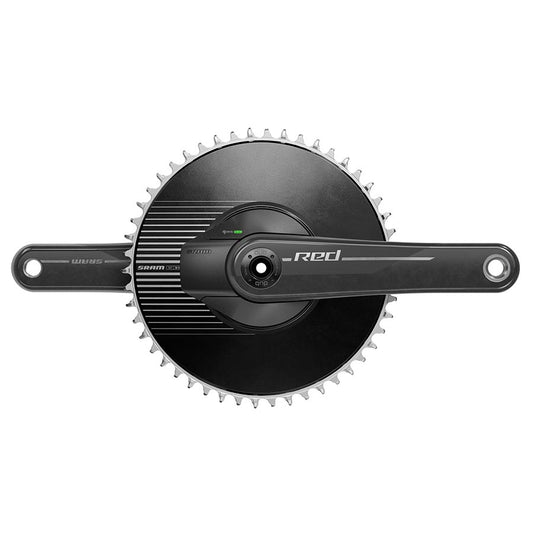 SRAM, Red AXS 1x Aero Power Meter E1, Power Meter Crankset, Speed: 12, Spindle: 28.99mm, BCD: Direct Mount SRAM 8 Bolt, 50, DUB, 167.5mm, Black, Road