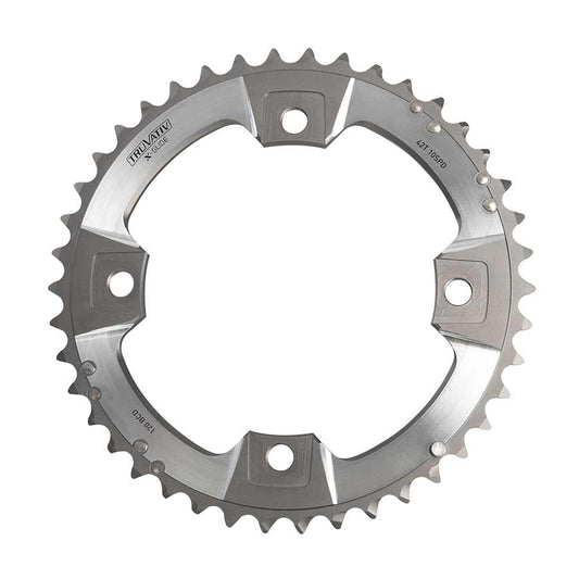 26T, 10 sp, BCD 80mm, 4-Bolt, XX, Inner Chainring, For MTB double, Aluminum, Grey, 11.6215.188.120