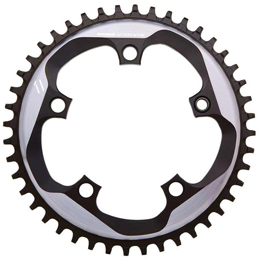 44T, 11sp, BCD: 110mm, 5 Bolts, X-Sync, Outer Chainring, For X-Sync, Aluminum, Grey, 11.6218.015.003