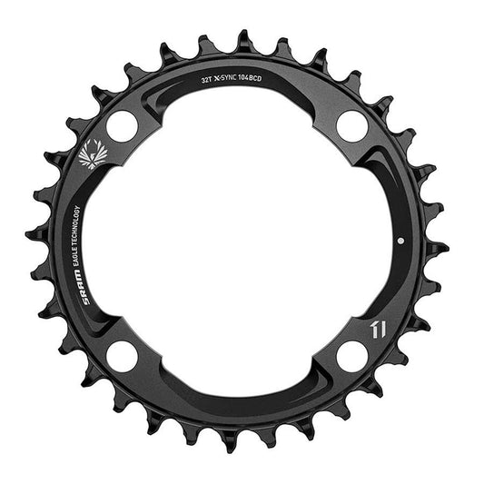 X-SYNC 2, 32 Chainring, 12sp, BCD: 104, Aluminum, Black