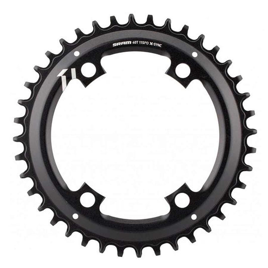 X-Sync Asymmetric, 40T Chainring, 11sp, BCD: 110, Aluminum, Black