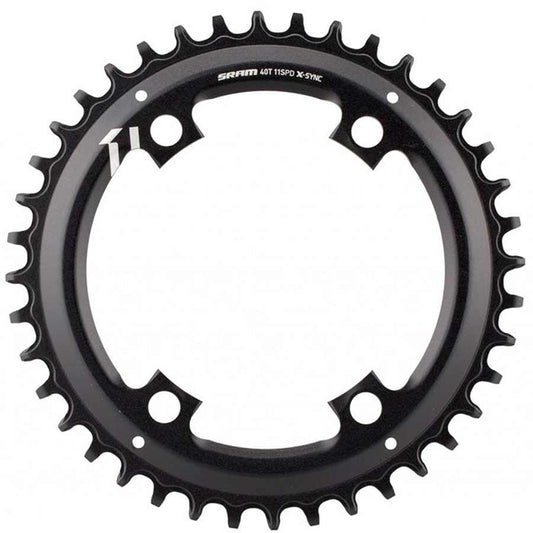 X-Sync Asymmetric, 42T Chainring, 11sp, BCD: 110, Aluminum, Black