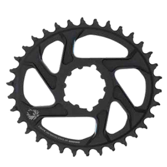 X-Sync 2 Oval, 32T Chainring, 11/12sp, BCD: Direct Mount, Aluminum, Black, 6mm offset