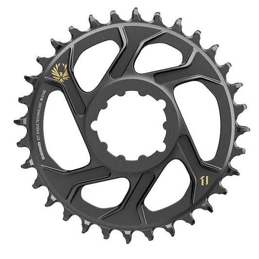 X-SYNC 2 SL 3mm, Chainring, Teeth: 32, Speed: 11/12, BCD: Direct Mount, Single, Aluminum, Gold