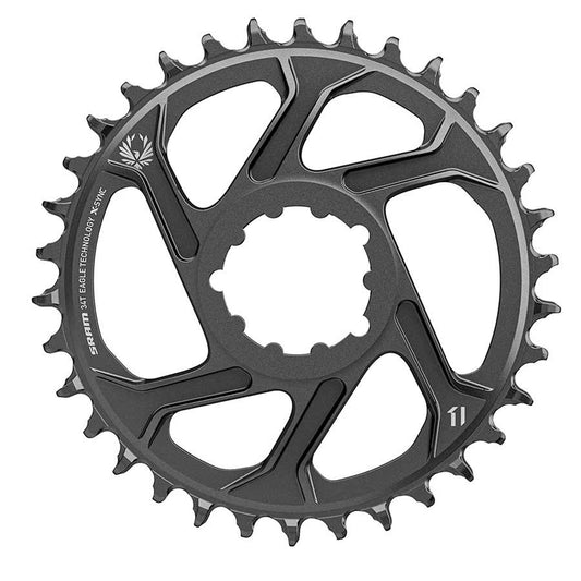 X-SYNC 2 Steel 3mm, Chainring, Teeth: 34, Speed: 11/12, BCD: Direct Mount, Single, Steel, Black