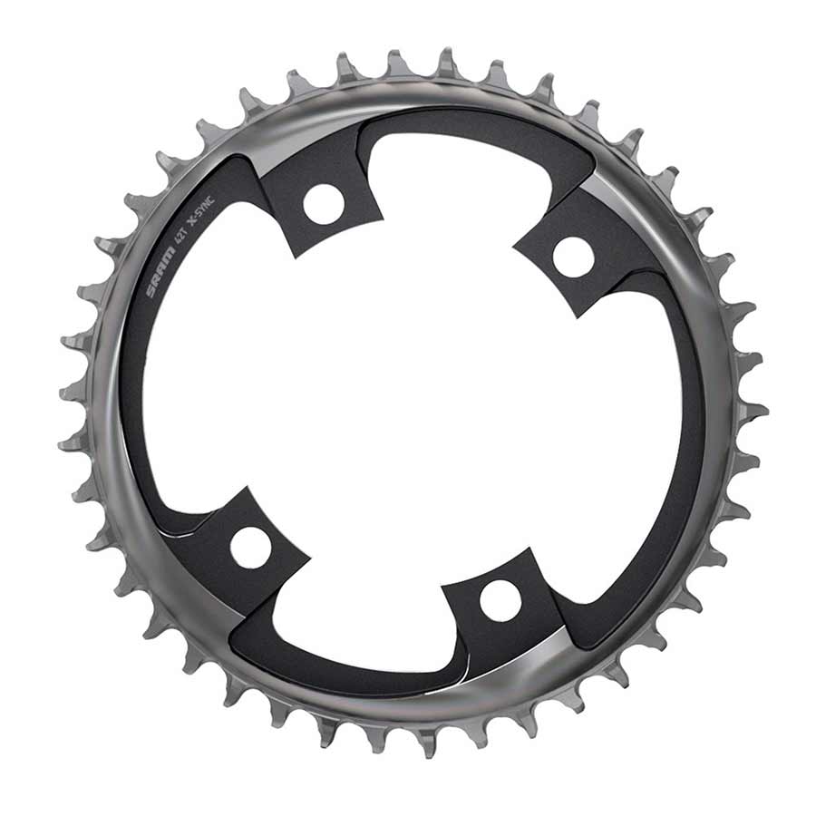 X-SYNC 2 107mm, Chainring, Teeth: 38, Speed: 12, BCD: 107, Bolts: 4, Single, Aluminum, Black