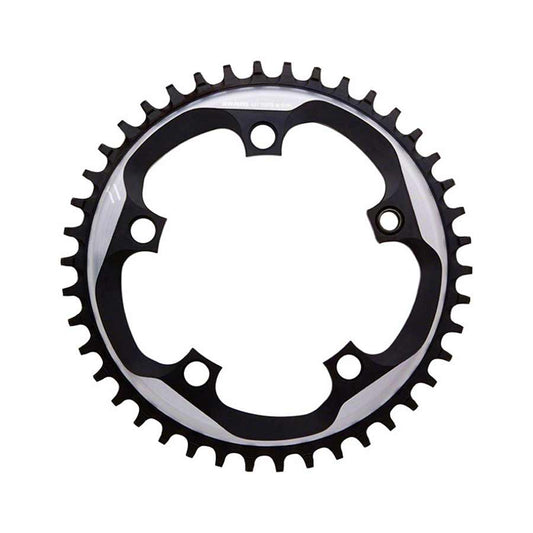 X-SYNC 48T 110mm, Chainring, Teeth: 48, Speed: 11, BCD: 110, Bolts: 5, Single, Aluminum, Black