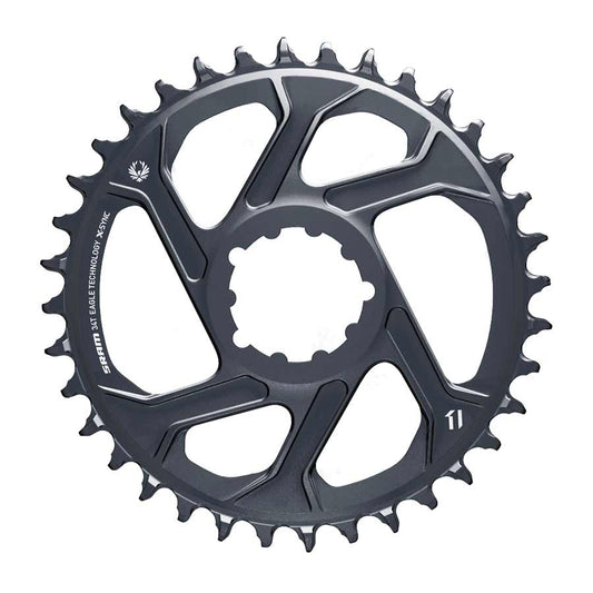GX Eagle C1, Chainring, Teeth: 34, Speed: 11/12, BCD: Direct Mount, Aluminum, Grey, 6mm