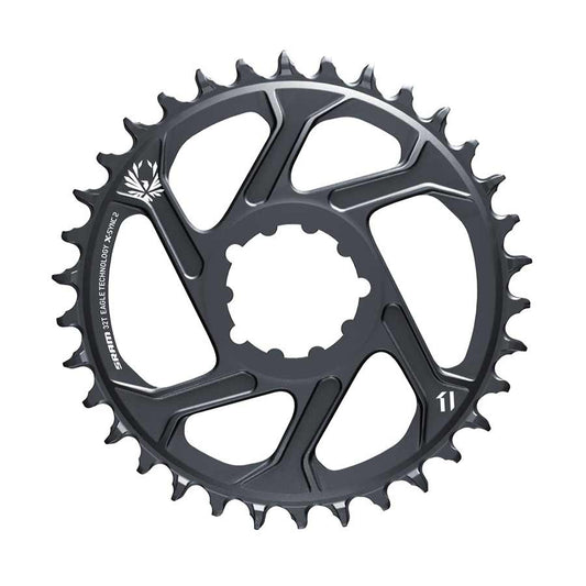 Eagle, Chainring, Teeth: 32, Speed: 11/12, BCD: Direct Mount, Aluminum, Lunar/Polar Grey, 6mm
