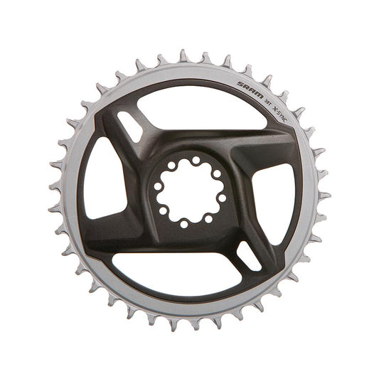 Red/Force D1 DM, Chainring, Teeth: 38, Speed: 12, BCD: Direct Mount, Aluminum, Grey