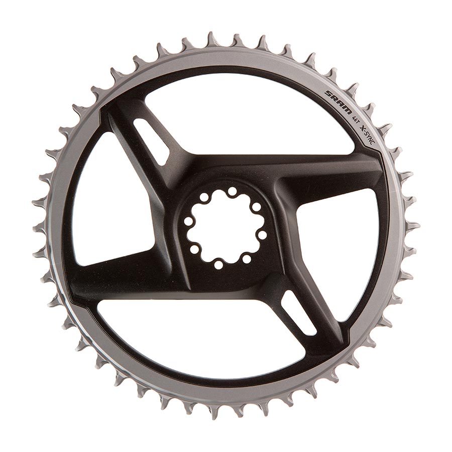 Red/Force D1 DM, Chainring, Teeth: 46, Speed: 12, BCD: Direct Mount, Aluminum, Grey