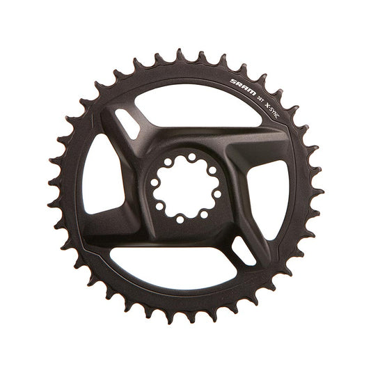 Rival D1 DM, Chainring, Teeth: 38, Speed: 12, BCD: Direct Mount, Aluminum, Black