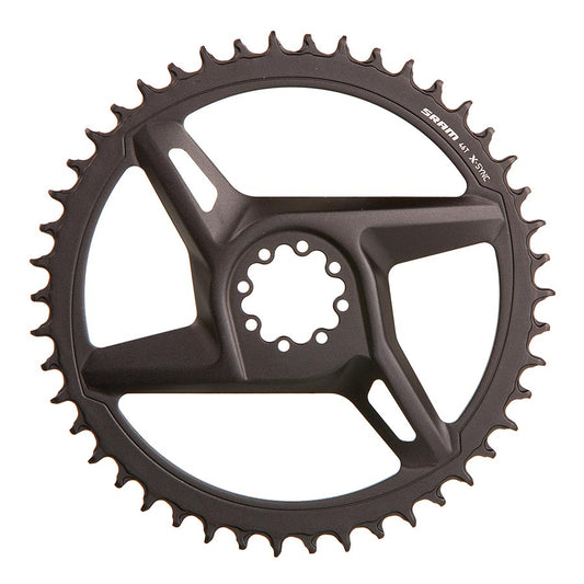 Rival D1 DM, Chainring, Teeth: 46, Speed: 12, BCD: Direct Mount, Aluminum, Black
