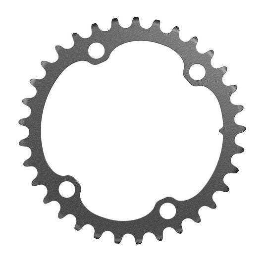 Rival D1 2x 107mm, Chainring, Teeth: 33, Speed: 12, BCD: 107mm, Bolts: 4, Aluminum, Black