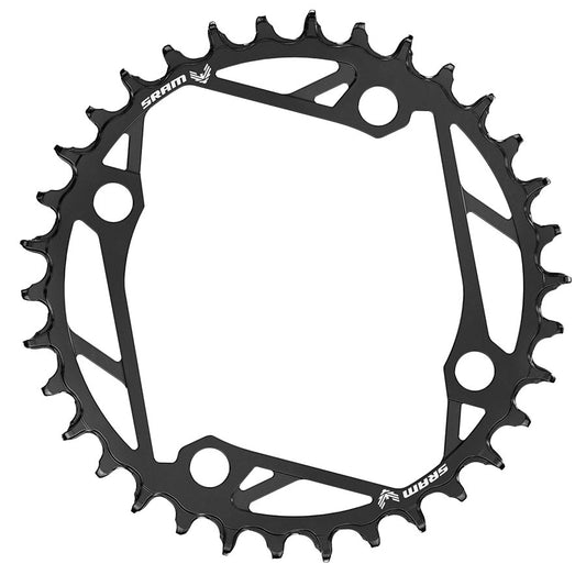 Eagle T-Type E-MTB, Chainring, Teeth: 34, Speed: 12, BCD: 104, Bolts: 4, Steel, Black