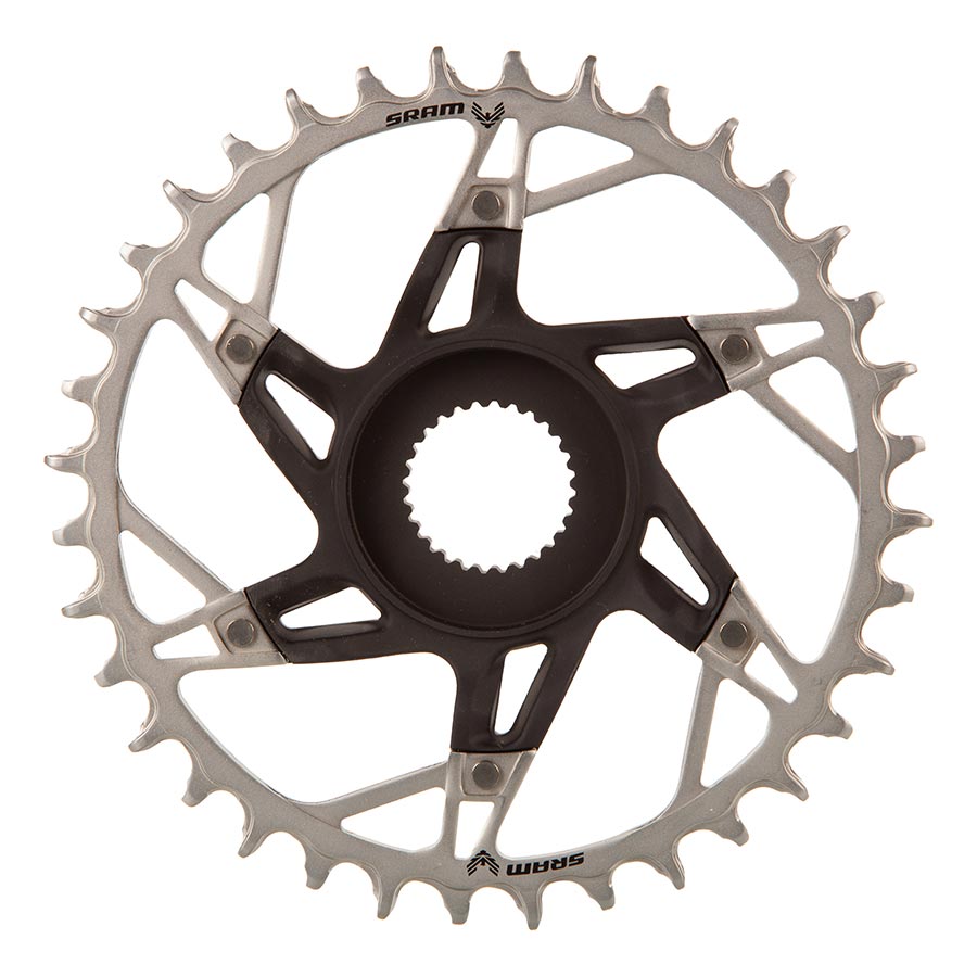 XX Eagle T-Type DM E-MTB Bosch, Chainring, Teeth: 36, Speed: 12, BCD: Direct Mount, Aluminum/Steel, Black