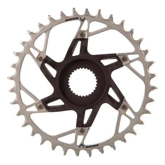 XX Eagle T-Type DM E-MTB Bosch, Chainring, Teeth: 36, Speed: 12, BCD: Direct Mount, Aluminum/Steel, Black