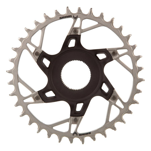 XX Eagle T-Type DM E-MTB STEPS, Chainring, Teeth: 36, Speed: 12, BCD: Direct Mount, Aluminum/Steel, Black
