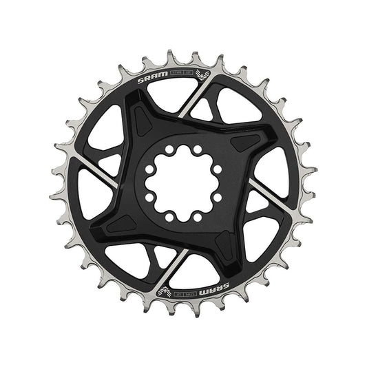 Eagle T-Type DM X0 3mm Offset, Chainring, Teeth: 32, Speed: 12, BCD: Direct Mount, Aluminum, Black