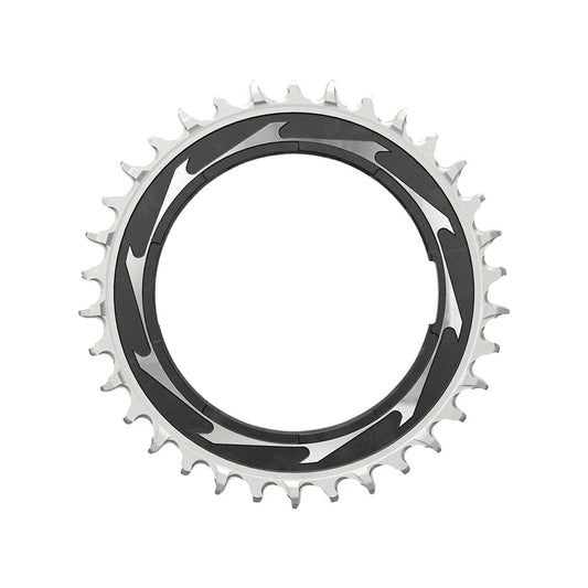 Eagle T-Type Thread Mount 0mm Offset, Chainring, Teeth: 34, Speed: 12, BCD: Thread Mount, Aluminum, Black