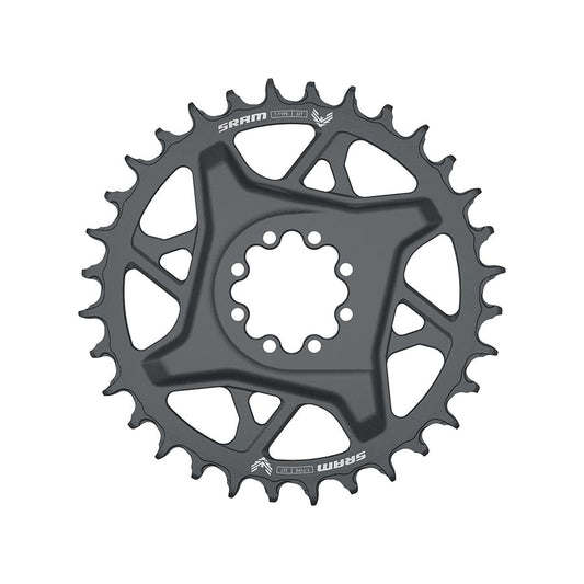 GX Eagle T-Type DM, Chainring, Teeth: 32, Speed: 12, BCD: Direct Mount SRAM 8 Bolt, Aluminum, Grey
