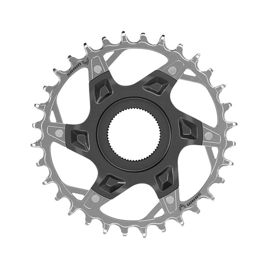 XX T-Type Fazua, Chainring, Teeth: 32, Speed: 12, BCD: Direct Mount, Aluminum/Steel, Silver