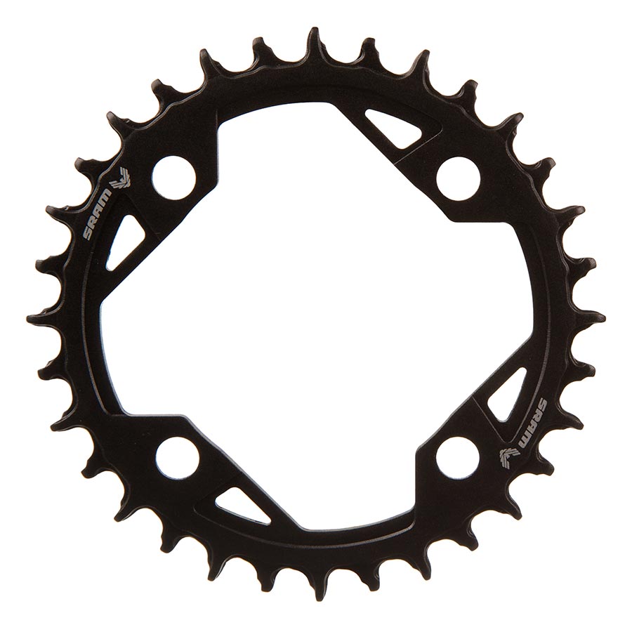 T-Type Light eMTB, Chainring, Teeth: 32, Speed: 12, BCD: 94, Bolts: 4, Aluminum, Black