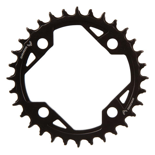 T-Type Light eMTB, Chainring, Teeth: 32, Speed: 12, BCD: 94, Bolts: 4, Aluminum, Black