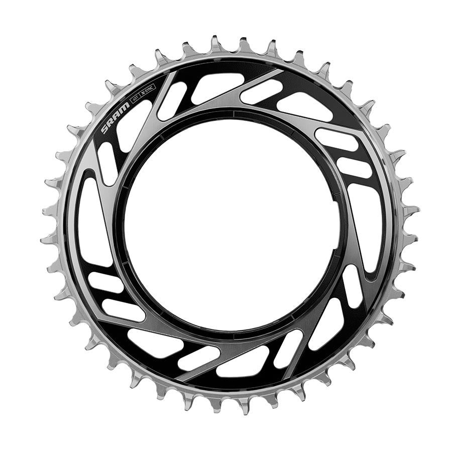 SRAM, Road Thread Mount E1, Chainring, Teeth: 42, Speed: 12/13, BCD: Thread Mount, Aluminum