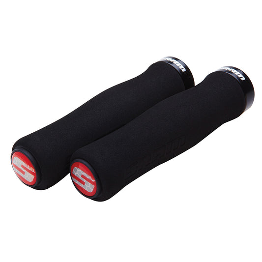 Contour Foam Locking, Grips, Pair, Black/Black