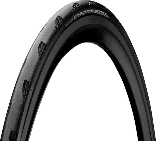 Continental Grand Prix 5000 S TR Folding Tire  700 x 28 Black-BW + Black Chili