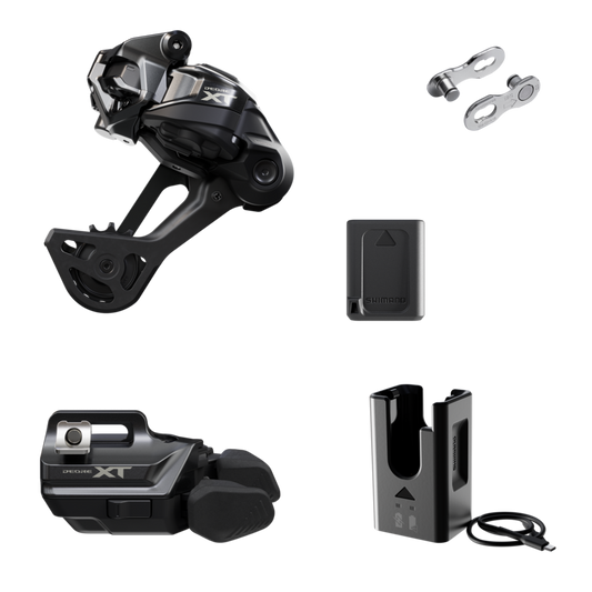 Shimano XT M8250 Di2  Drivetrain Upgrade Kit/Long Cage / I-Spec Shifter