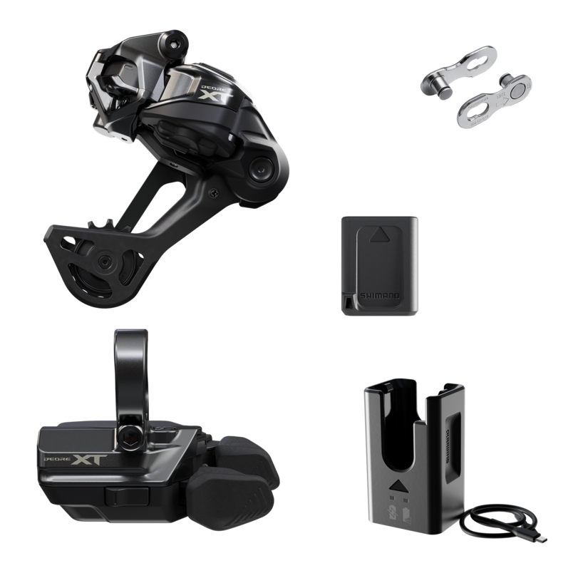 Shimano XT M8250 Di2  Drivetrain Upgrade Kit/Long Cage / Band Clamp Shifter