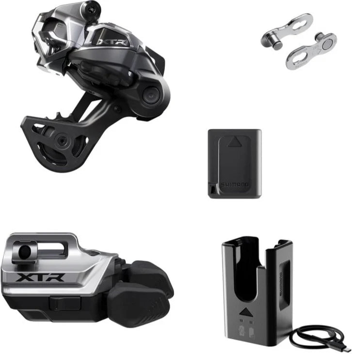 Shimano XTR M9250 Di2 Drivetrain Upgrade Kit/Short Cage / I-Spec Shifter