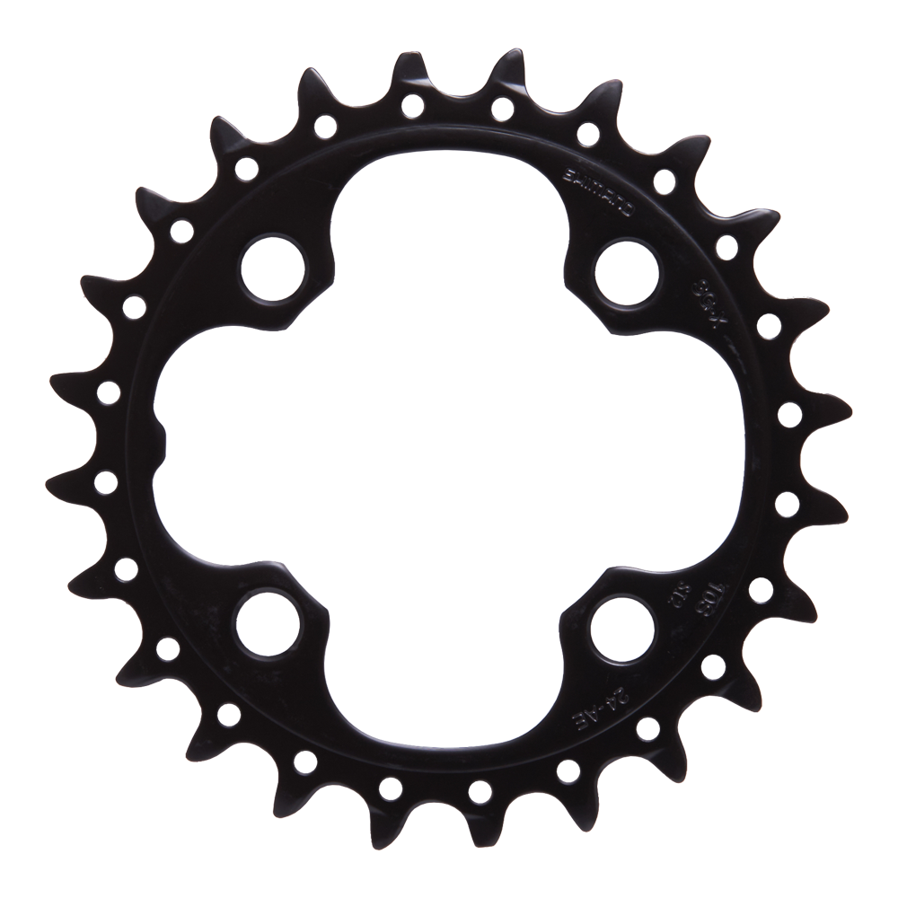 FC-M590-10 CHAINRING 24T-AE (BLACK)
